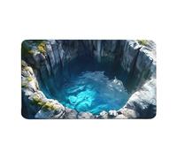 Tapis Illusion d'Optique 3D - Velours 40x60cm 50x80cm | Tapiis piège Illusion avec tapiss sol antidérapant et absorbant, tapisy jeu pour animaux de compagnie | Entrée, Cuisine, Salle de bai