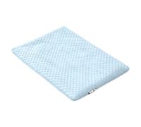 Tapis Rafraîchissant Pour Chat Tapis De Refroidissement En Soie Glacée Pour L'Été Et La Canicule Lit Fraîcheur Lavable Et Antidérapant Pour Chatons Et Petit Chien (Blue, 60x50cm)