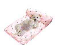 Tapis rafraîchissant pour chats - Coussin de glace coloré de 250 g, lit d'été imprimé, coussin d'oreiller doux, surfaces de refroidissement légère | Patio de Camping en plein air parfait, relaxation i