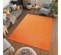 TAPISO Mono Area Rug Indoor Short Pile Plain Orange Living Room Bedroom Kitchen Nursery Durable OEKO-TEX Carpet Size - 180 x 250 cm (5ft11 x 8ft2)