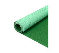 TAPISO Pemba Artificial Grass Fake Lawn Short Pile 2 mm Mat Anti Slip Green Durable Waterproof Resistant Indoor Outdoor Size - 200 x 240 cm (6ft7 x 7ft10)