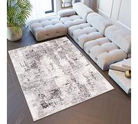 TAPISO Sky Area Rug Abstract Flecked Ivory Grey Taupe Multicolour Blue Cream Grey Modern Living Room Bedroom Nursery Durable OEKO-TEX Carpet Size - 300 x 400 cm (9ft10 x 13ft1)