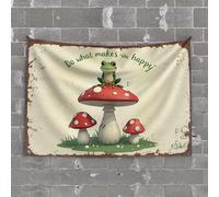 Tapistreys for Room Follow Your Bliss: A Frog'S Guide to Happiness Tapestry Decorations for Bedroom Man Cave Rules(75X100CM)