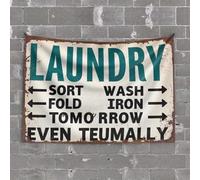 Tapistreys For Room Laundry: Sort, Wash, Fold, Iron, Tomorrow? Tapestry Bed Room Decorations Things For Boys Room(75X100CM)