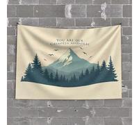 Tapistreys For Room Never Quit: The Lion'S Message Of Perseverance Tapestry Bed Room Decorations Things For Boys Room(75X100CM)