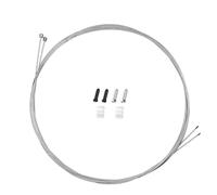 TAPKUA 2500 mm Universal Bicycle Shift Cable for Mountain Bike Road Bike | Pack of 2 Shift Cable with End Caps / O-Ring