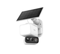 Tapo 2K Outdoor Pan/Tilt Wireless Floodlight Security Camera - Battery Power with Solar, 360º AI Motion Tracking, Person/Vehicle Detection, Subscription-Free Local Storage or Optional Cloud, C615F KIT