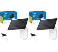 Tapo A201 Solar Panel, Flexible Installation and Angle Adjustment, High-Efficiency 45min Solar Charging for Full Day Usage, Non-Stop Power Supply, IP65, Compatible with All Battery Cameras (Pack of 2)