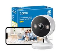 Tapo C120 2K 4MP WiFi Outdoor Camera, Built-In Dual Spotlights, Color Night Vision Security with No Monthly Fee, AI Detection, Sound & Light Alarm, IP66 Weatherproof ,CCTV, Cross-Line Detection