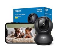 Tapo C201 Pan/Tilt Indoor Camera House Security Camera, WiFi Camera, No Monthly Fee, AI Detection, Dog Camera, Baby Camera Monitor, 1080p Full HD, 360° View, Night Vision, Works with Alexa & Google