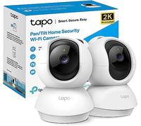 Tapo C210 2 Pack Indoor WiFi Surveillance Camera 2K (3MP) for Baby/Pets - 2-Way Audio, Compatible with Alexa and Google Assistant