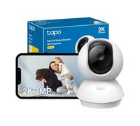 Tapo C210 2K 3MP Pan/Tilt Indoor Camera House Security Camera, WiFi Camera, No Monthly Fee, AI Detection, Dog Puppy Camera, Baby Camera Monitor, 360° View, Night Vision, Works with Alexa & Google