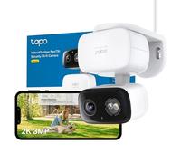 Tapo C216 2K 3MP Indoor&Outdoor Smart Home Security Camera, Color Night Vision with Spotlights, AI detection Security Camera Outdoor Wireless, 360º Pan&Tilt View, IP65 Weatherproof, Compact Design