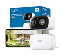 Tapo C216 2K 3MP Indoor&Outdoor Smart Home Security Camera, Color Night Vision with Spotlights, AI detection Security Camera Outdoor Wireless, 360º Pan&Tilt View, IP65 Weatherproof, Compact Design