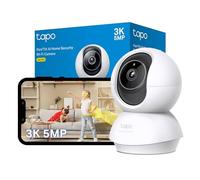 Tapo C230 3K 5MP Indoor Camera, Smart AI Detections - Person Pet Baby Cry, Pan/Tilt 360° View, Security Carmera No Monthly Fee, Enhanced Night Vision, Two-way Audio, Works with Alexa & Google