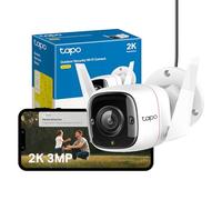 Tapo C310 2K 3MP Outdoor Security Camera CCTV Camera | Wired or Wi-Fi Connection, 98 ft Night Vision, Motion Detection, IP66, Built-in Siren, Two-Way Audio, No Monthly Fee, Alexa