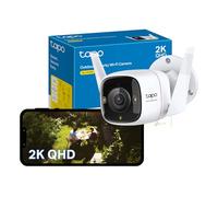 Tapo C325WB 2K QHD Security Camera Outdoor Wireless & Wired, F1.0 Super-aperture Lens, No Monthly Fee, AI Detection, ColourPro Night Vision, IP66, Energy Saving, Works with Alexa & Google