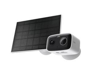 Tapo C400 KIT 1080p Solar Surveillance Camera for Outdoors, Colour Night Vision, WiFi 2.4 GHz, Two-Way Audio, Person Detection, Local Storage via MicroSD Card or H500 Homebase