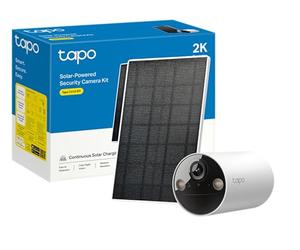 Tapo C410 KIT Solar Surveillance Camera Outdoor Battery, 2K 3MP, Colour Night Vision, MicroSD Memory, 6400 mAh Non-Removable Battery, Two-Way Audio, Person Detection, Alexa & Google Assistant, 2.4 GHz
