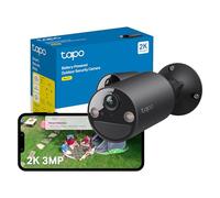 Tapo C411 2K 3MP Battery Security Camera Outdoor Wireless,Solar Security Camera,Colour Night Outdoor Camera,AI Detection,IP65,No Hub Required,Alexa,Google Home,Flexible Storage,No Monthly fee