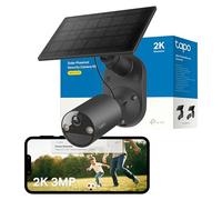 Tapo C411 KIT 2K 3MP Battery Security Camera Outdoor Wireless,Solar Security Camera,Colour Night Outdoor Camera,AI Detection,IP65,No Hub Required,Alexa,Google Home,Flexible Storage,No Monthly fee