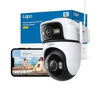 Tapo C545D Outdoor Security Camera, Dual Lens 2K 3MP CCTV Camera with Pan/Tilt, Smart Tracking, Wide-Angle & Telephoto Lens, Colour Night Vision, AI Detection, IP66 WiFi Camera, Alexa & Google Home