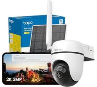 Tapo C615G Wireless Outdoor Wi-Fi Camera Kit with Solar Panel, with SIM 4G LTE, Pan/Tilt, 2K 3MP, AI Person/Animal/Vehicle Detection, 360° Tracking, Colour Night Vision