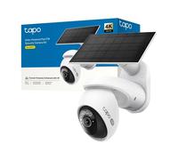 Tapo C660 KIT 4K 8MP Solar-Powered Pan/Tilt Security Camera, Starlight Color Night Vision, 360° AI Tracking Outdoor Camera, Solar Charging, Two-Way Audio, 2.4&5 GHz Connection, Works with Alexa&Google
