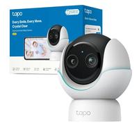 Tapo C840 2K 4MP Dual-Lens Baby Monitor,360° Baby Tracking Security Camera, HD Night Vision,AI Detection Indoor Cameras House Security,Sleep Analysis,Alexa,Google Home,Flexible Storage,No Monthly Fee