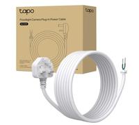 Tapo CA320 Floodlight Camera Plug-In Power Cable, 4 m Outdoor Extension Power Cord Compatible C710 Hardwired Floodlight Security Camera, Easy Installation, Flexible Placement