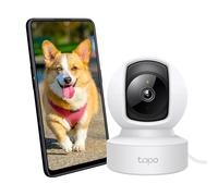 Tapo Indoor Wi-Fi Camera, Ethernet Surveillance Camera, 2K (3MP), Night Vision, Supports SD Card up to 512 GB, Motion Detection, Remote Control, Compatible with Alexa