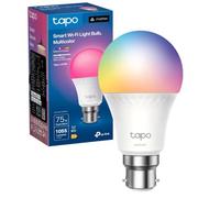 Tapo L535B Smart Bulb, B22 Colour Changing Light Bulb, Alexa Light Bulbs, LED Light Bulb,Energy Monitoring, 8.6W Smart Light Bulb, Dimmable, Voice Control with Apple HomeKit, Alexa and Google