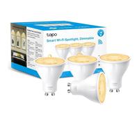 Tapo L610 Smart GU10 LED Bulbs (4-Pack), Warm Dimmable 1-100%, Wi-Fi Spotlight, Energy-Saving, Alexa & Google Compatible, No Hub Required, New