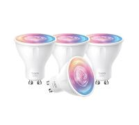 Tapo L630 (4-Pack) Smart Bulb, Alexa Light Bulb, Smart Light Bulb Spotlight, GU10 Lamp Base, 16 Million Colours, White Tunable, High Lumen & Dimmable, Remote Control, Voice Control Alexa & Google