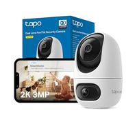 Tapo NEW C245D 2K Dual Lens Camera,Security Camera with Smart Tracking,Wide-angle Lens, Smart AI Camera,CCTV,40 ft IR Night Vision,2 Way Audio,No Hub,Alexa,Google Home,Flexible Storage,No Monthly fee