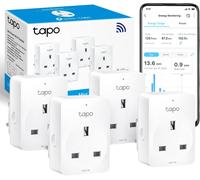 Tapo P110 (4-Pack) Smart Plug, WiFi Plug, Energy Monitoring, Electricity Usage