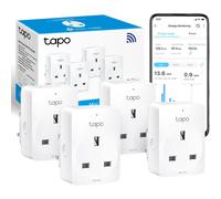 Tapo P110 (4-Pack) Smart Plug, WiFi Plug, Energy Monitoring, Electricity Usage Monitor, App Remote Control, Alexa Plug, Voice Control with Alexa &