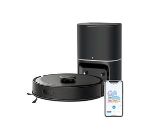 Tapo Robot Vacuum Cleaner with Automatic Suction Station, RV30 Max Plus, 5300 Pa Hypersuction, Dual Navigation LiDAR + IMU, Voice Control Alexa and Google Assistant