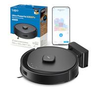 Tapo RV30 Max 5300Pa Hyper Suction Robot Vacuum Cleaner with Mop, Faster Mapping LiDAR+IMU Dual Navigation, Auto-Charging, Virtual Walls, Vacuum And Mop Combo Robotic Vacuums, Voice Control