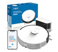 Tapo RV30C Mop 4200Pa Robot Vacuum Cleaner with Mop,Quick 8 mins Mapping LiDAR+IMU Dual Navigation,3 hour Cleaning,Quiet Robot Hoover,Auto Charging Robotic Vacuums,Alexa & Google