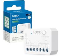 Tapo S110E - WLAN and Bluetooth Smart Relay Switch, Dry/Wet Contact, 1 Channel, 10A, Light Switch, Garage Door Opener, Energy Detection, Alexa & Google, Matt, No Hub Required