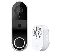 Tapo Smart Video Doorbell Camera w/Chime, 2K Resolution for Clear Images, Always-on Power, Night Vision, 2-Way Audio, Real-Time Notification, Cloud & SD Card Storage, Works w/Alexa & Google (KD110)