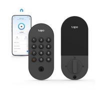 Tapo Smart Wi-Fi Deadbolt Door Lock - Keyless Tactile Buttons, Customized Access with in-App Monitoring, Auto-Lock, IP54 Weatherproof, BHMA Grade 3, Compatible with Standard Door Sizes, Tapo DL100