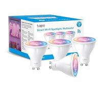 Tapo Smart WLAN Light Bulb GU10 L630, 4 Pieces, Energy Saving, 3.5 W Equivalent to 50 W, Dimmable Lamp, Compatible with Alexa, Google Assistant, White, Multicoloured (Pack of 4)