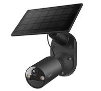 Tapo SolarCam C403 Kit, Outdoor Battery Camera w/Solar Panel, Wireless, 1080P, Free Person Detection, SD/Cloud Storage, Color Night Vision, Built-in Spotlights & Alarm, No Hub Needed, Black
