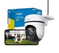 Tapo TC40 Pan/Tilt Smart Security Outdoor Camera, Full HD, 360° Person Detection Motion Tracking, Color Night Vision, WiFi Camera No Monthly Fee, Two-Way Talk, IP65, Works with Alexa and Google