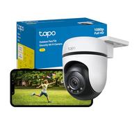 Tapo TC40 Pan/Tilt Smart Security Outdoor Camera, Full HD, 360° Smart Person Detection Motion Tracking, Color Night Vision, WiFi Camera No Monthly Fee, Two-Way Talk, IP65, Works with Alexa & Google