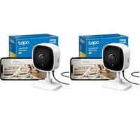 Tapo TC60 Indoor Camera House Security Camera, WiFi Camera, No Monthly Fee, AI Detection, Dog Puppy Camera, Baby Camera Monitor, CCTV, 2-way Talk, Advanced Night Vision, Works with Alexa & Google