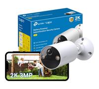 Tapo TC82 2K Battery Security Camera Outdoor Wireless, Indoor & Outdoor CCTV Camera, Colour Night Vision, No Monthly Fee, AI Detection, IP65, 180-Day