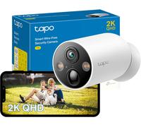 Tapo TC85 2K QHD Battery Security Camera Outdoor Wireless, 300-Day Battery Life,